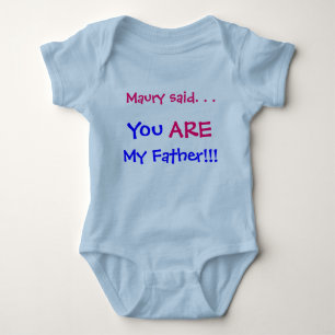 Body Para Bebê Maury disse que você é meu pai
