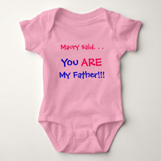 Body Para Bebê Maury disse que você é meu pai