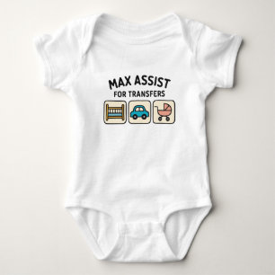 Body Para Bebê Max Assist para Transferências, Bodysuit de Mobili