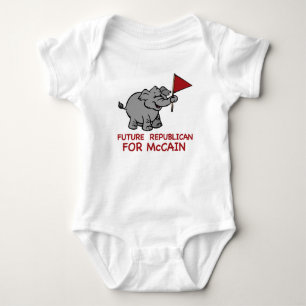 Body Para Bebê McCain republicano futuro