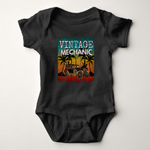 BODY PARA BEBÊ MECÂNICO VINTAGE