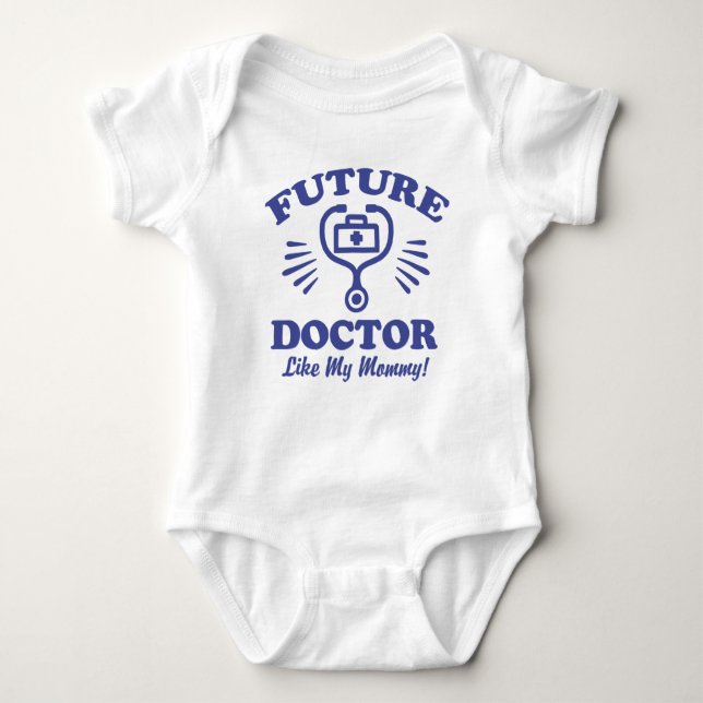 Body Para Bebê Médico Futuro Como Minha Mamãe (Frente)
