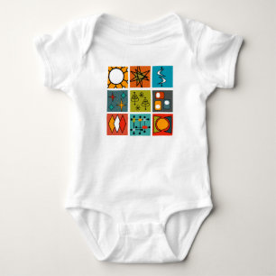 Body Para Bebê Médio-século Moderno Smorgasbord