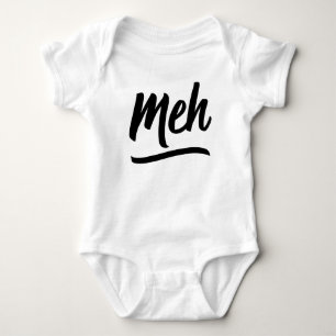 Body Para Bebê Meh Typografia