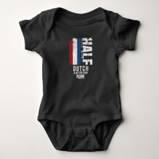 Body Para Bebê Meia-Holandesa É Melhor Do Que Nenhuma Bandeira Ho