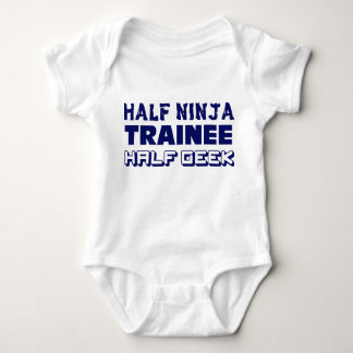 Body Para Bebê Meio geek do meio estagiário de Ninja