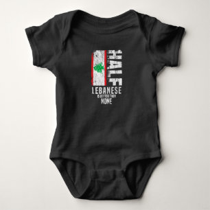 Body Para Bebê Meio Libanês É Melhor Que Nenhum Libanês Engraçado