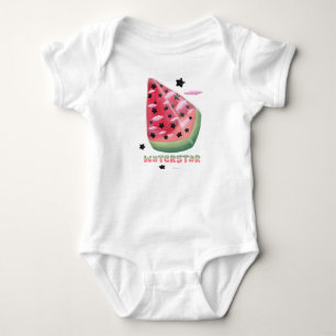 Body Para Bebê Melancia estrela