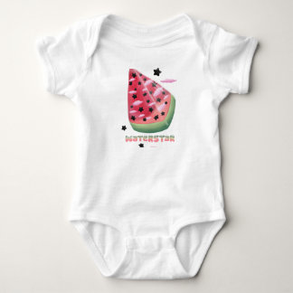 Body Para Bebê Melancia estrela