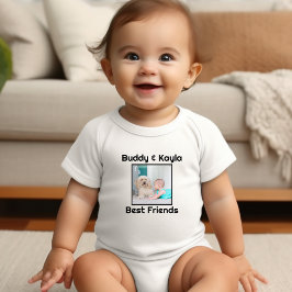 Body Para Bebê Melhor Amigo do Bebê Personalizado