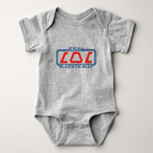 Body Para Bebê Melhor mãe na Galáxia (Aurebesh)