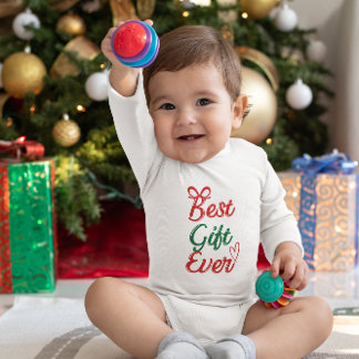 Body Para Bebê Melhor presente de Natal para recém-nascidos