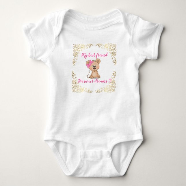 Body Para Bebê Melhores Amigos Para Sonhos Doces (Frente)