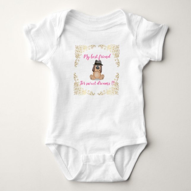 Body Para Bebê Melhores Amigos Para Sonhos Doces (Frente)