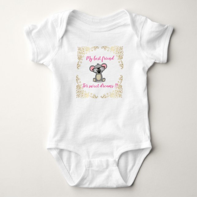 Body Para Bebê Melhores Amigos Para Sonhos Doces (Frente)