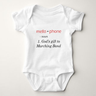 Body Para Bebê Mellofone - Presente de Deus para a Banda