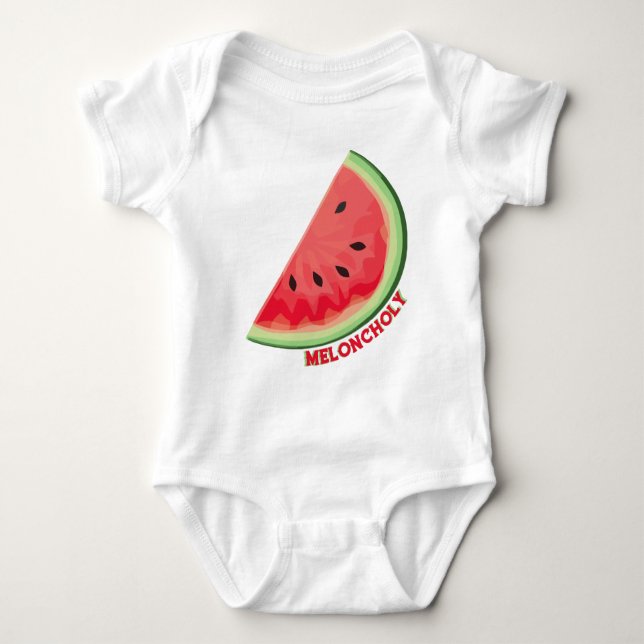 Body Para Bebê Meloncolia (Frente)
