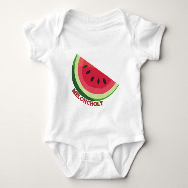 Body Para Bebê Meloncolia (Frente)