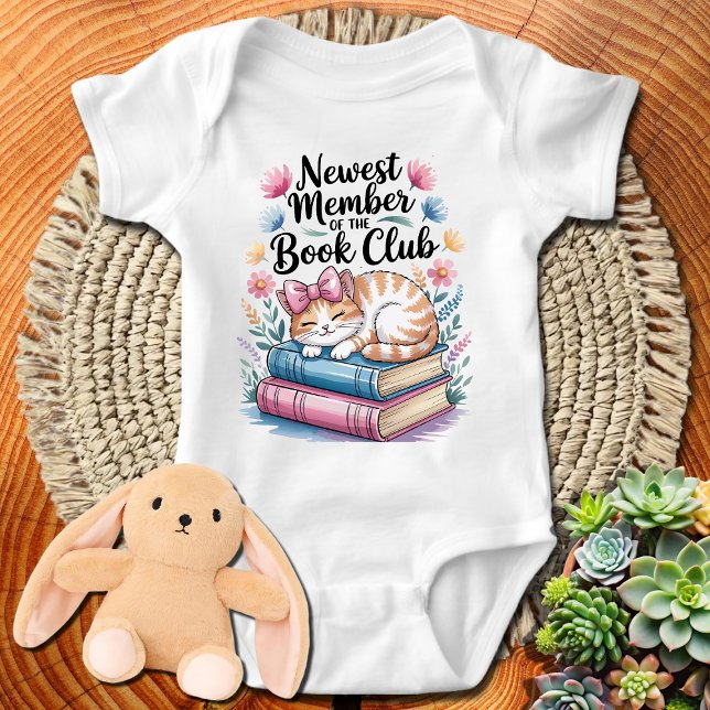 Body Para Bebê Membro mais recente do Clube do Livro (Criador carregado)