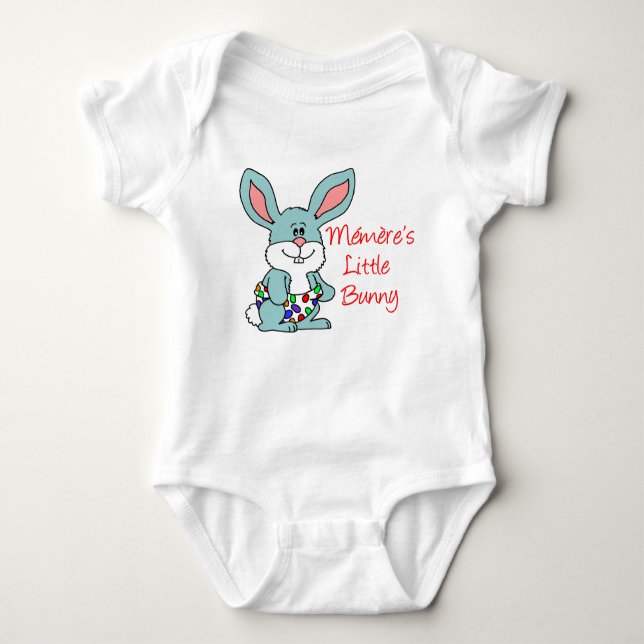 Body Para Bebê Memere's Little Bunny (Frente)