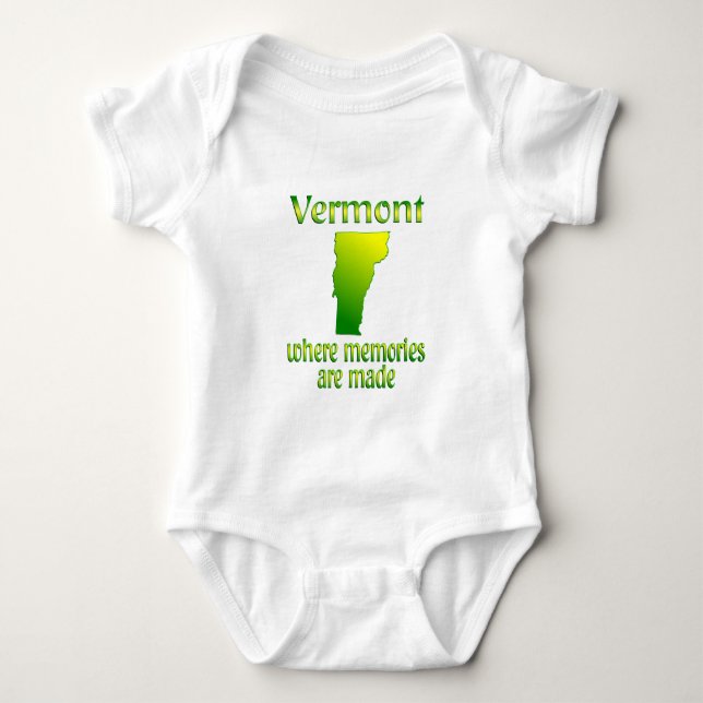 Body Para Bebê Memórias de Vermont (Frente)