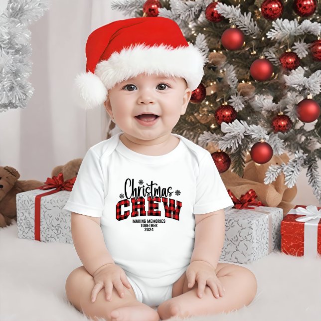 Body Para Bebê Memórias do Fazer do Natal de 2024 juntas (Criador carregado)