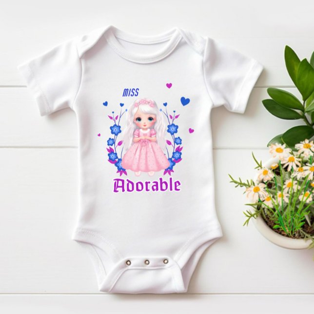 Body Para Bebê Menina adorável (Criador carregado)