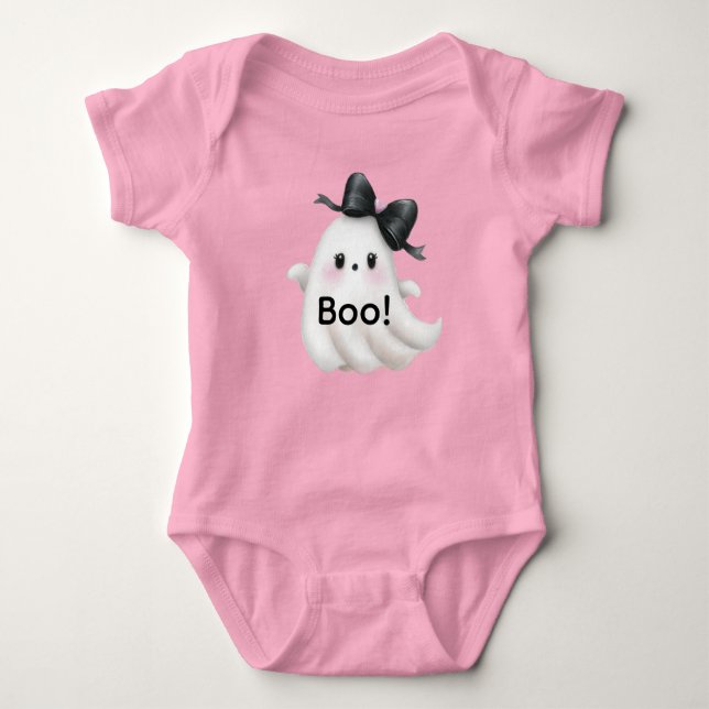 Body Para Bebê Menina Boo (Frente)