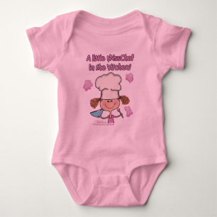Body Para Bebê Menina Chef