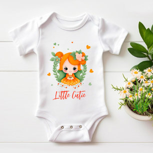 Body Para Bebê Menina com flores