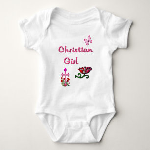 Body Para Bebê Menina Cristã