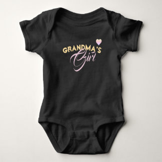 Body Para Bebê Menina da Vovó -Body de Jersey para Bebê