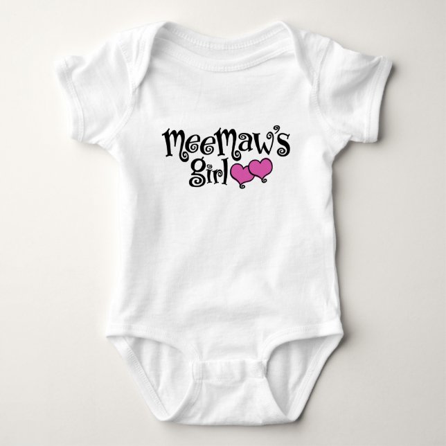 Body Para Bebê Menina do MeeMaw (Frente)