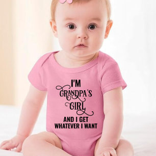 Body Para Bebê Menina do Vovô 