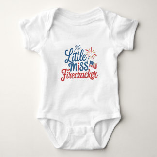 Body Para Bebê Menina Firecracker