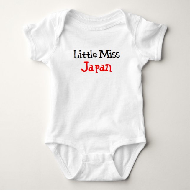 Body Para Bebê menina japonesa pequena (Frente)