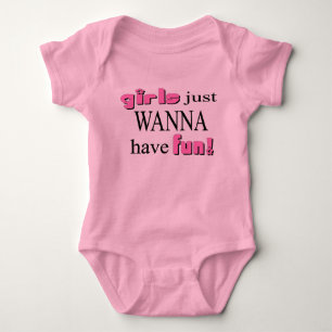 Body Para Bebê Meninas Só Querem Se Divertir!