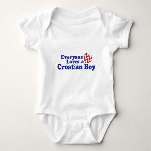 Body Para Bebê Menino croata