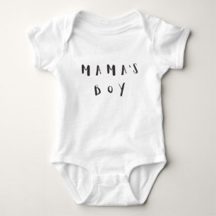 Body Para Bebê Menino da mamãe - Bebê de citação divertida