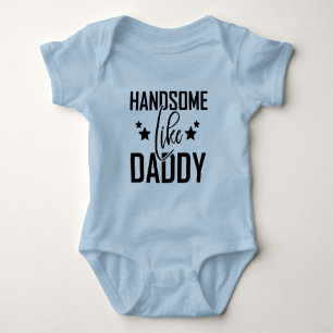 Body Para Bebê Meninos engraçados Pai bonito