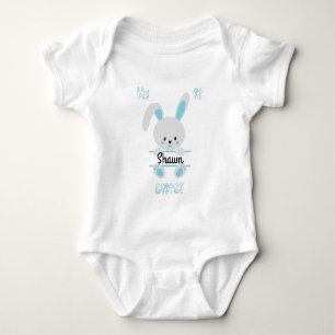 Body Para Bebê Meninos Minha Primeira Páscoa De Roupa