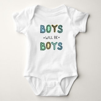 Body Para Bebê Meninos serão tipografia de meninos Bebê Bodycase