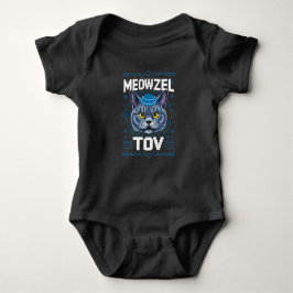Body Para Bebê Meowzel Tov Hanukkah, Feriado Judeu