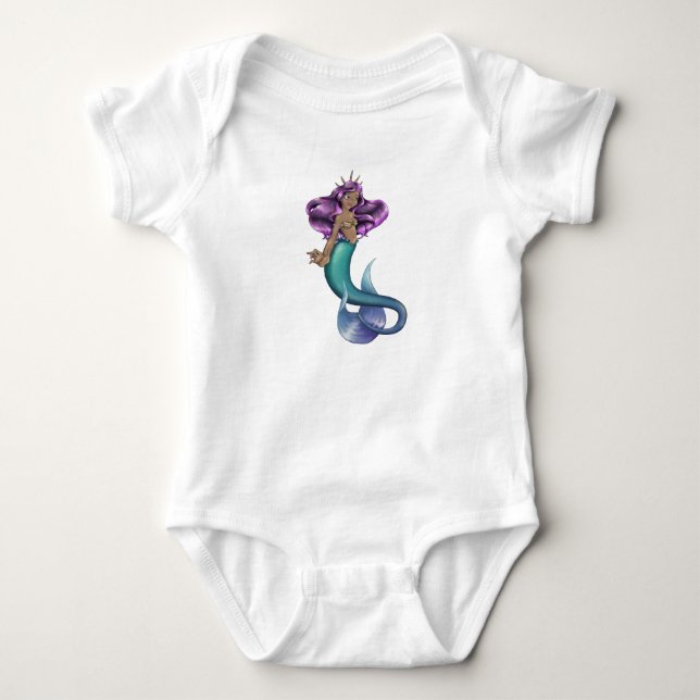 Body Para Bebê Mermaid Iole (Frente)