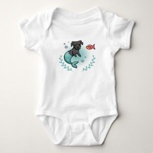 Body Para Bebê Mermaid Pit Bull