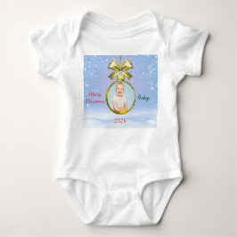 Body Para Bebê Merry Christmas Baby Photo 