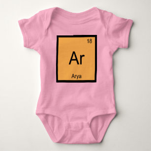Body Para Bebê Elementos de mesa periódica de bebê química divers