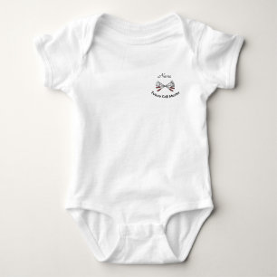 Body Para Bebê Mestre infantil personalizado da grade de uma peç