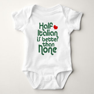 Body Para Bebê Metade de italiano