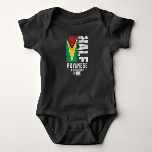 Body Para Bebê Metade Do Guianense É Melhor Do Que Nenhum Guianen